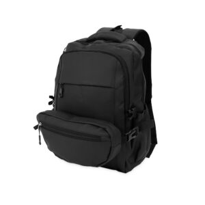 Conjunto Mochila e Pochete Couro Sintético.