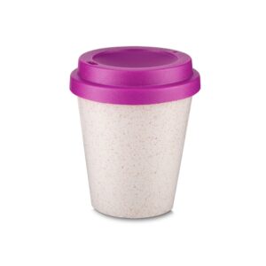 Copo Fibra de Arroz 350ml. — Rosa