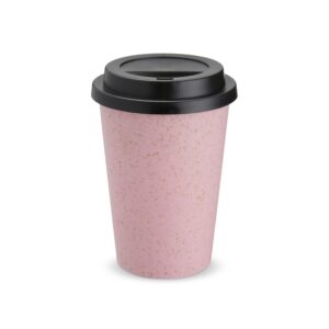 Copo Fibra de Arroz 450ml. — Rosa