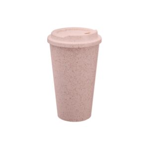 Copo Fibra de Arroz 550ml. — Rosa
