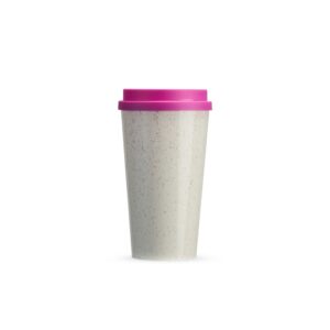 Copo Fibra de Arroz 550ml. — Rosa