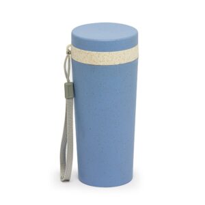 Copo Fibra de Bambu 350ml. — Azul