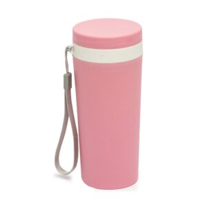 Copo Fibra de Bambu 350ml. — Rosa