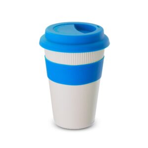 Copo Fibra de Bambu 450ml. — Azul