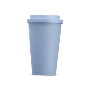 Copo Fibra de Bambu 450ml. — Azul