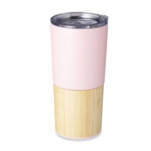 Copo Térmico Bambu 600ml. — Rosa