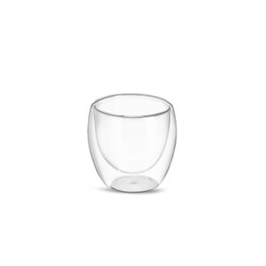 Copo Vidro Parede Dupla 160ml.