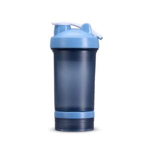 Coqueteleira Plástica 500ml. — Azul