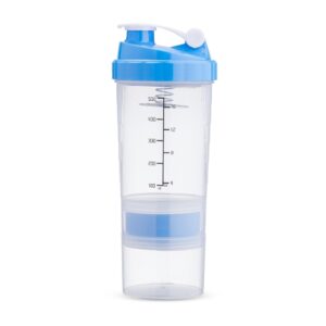 Coqueteleira Plástica 600ml. — Azul
