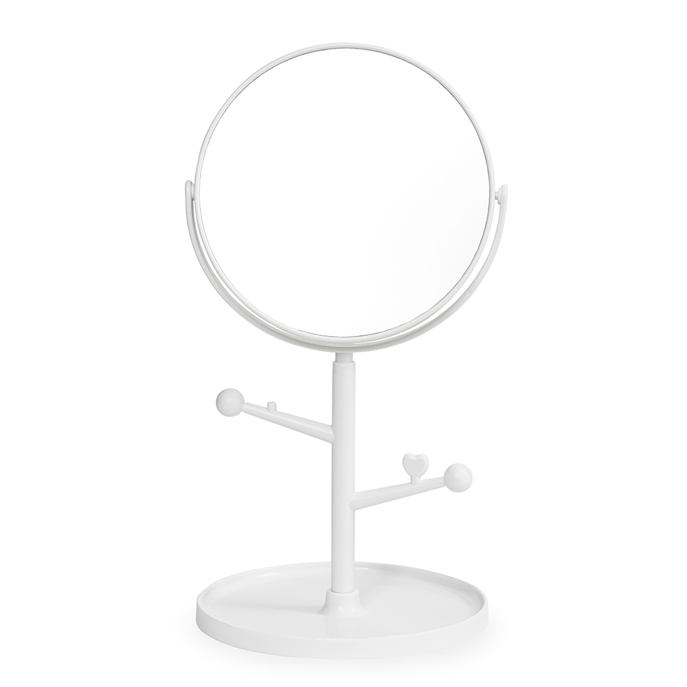 Espelho de Mesa Redondo Plástico. - Imagem 2