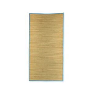 Esteira de Palha Natural 180 x 85. — Azul