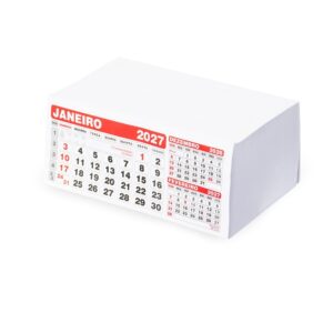 Folhinha Calendário 2027.
