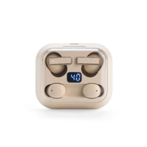 Fone de Ouvido Bluetooth com Case Carregador 2 em 1.