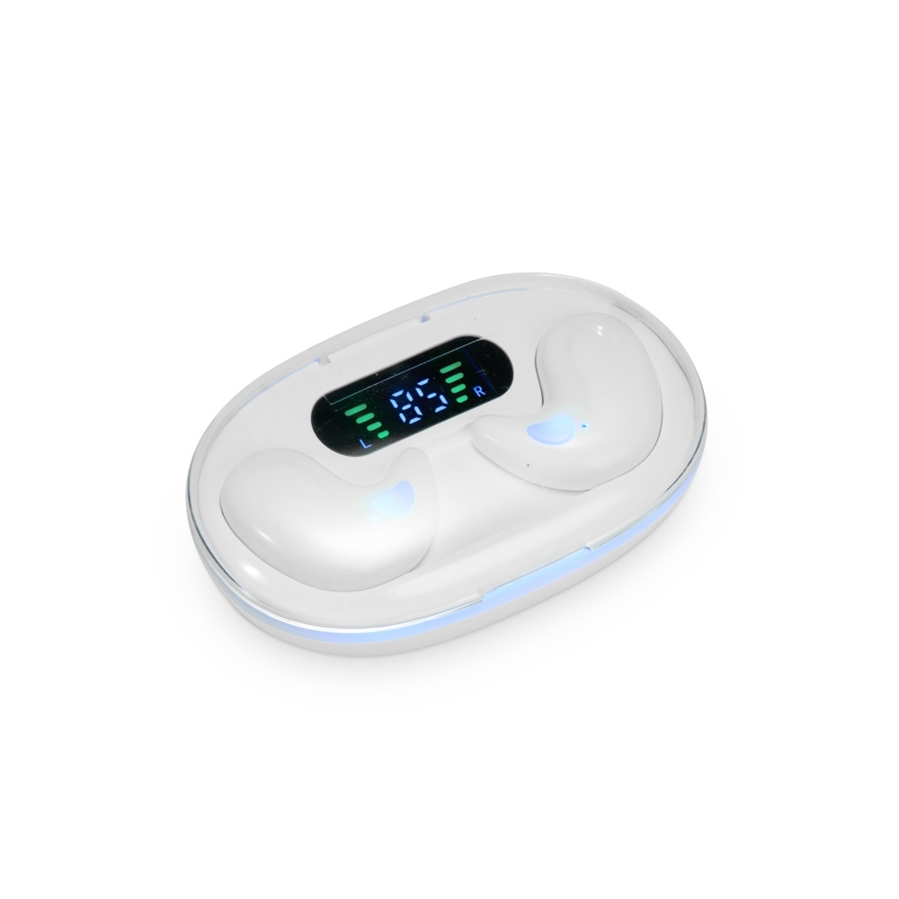 Fone de Ouvido Bluetooth com Case Carregador.