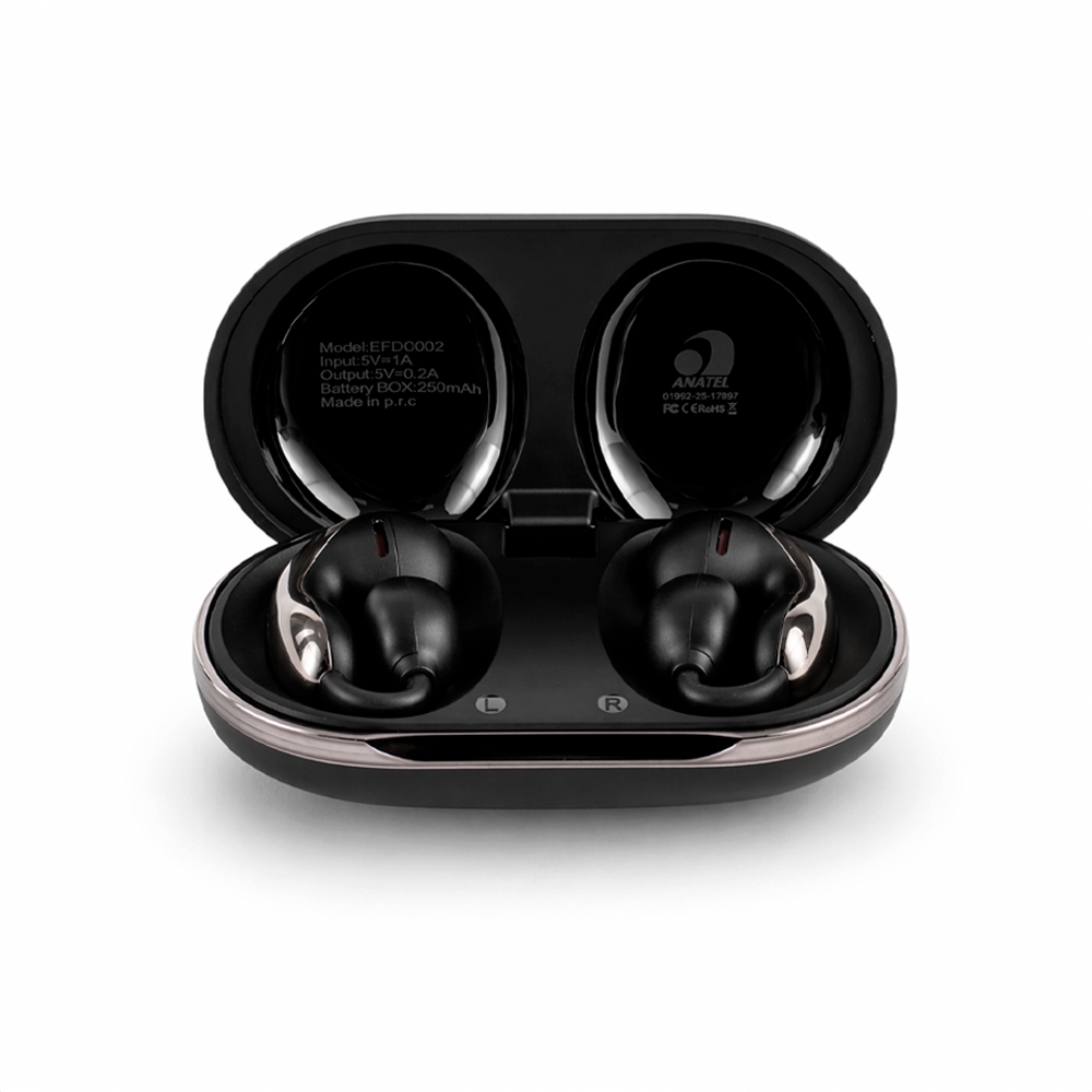 Fone de Ouvido Bluetooth com Case Carregador.