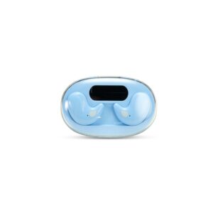 Fone de Ouvido Bluetooth com Case Carregador. — Azul