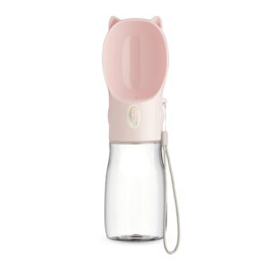 Garrafa Bebedouro Pet 420ml. — Rosa