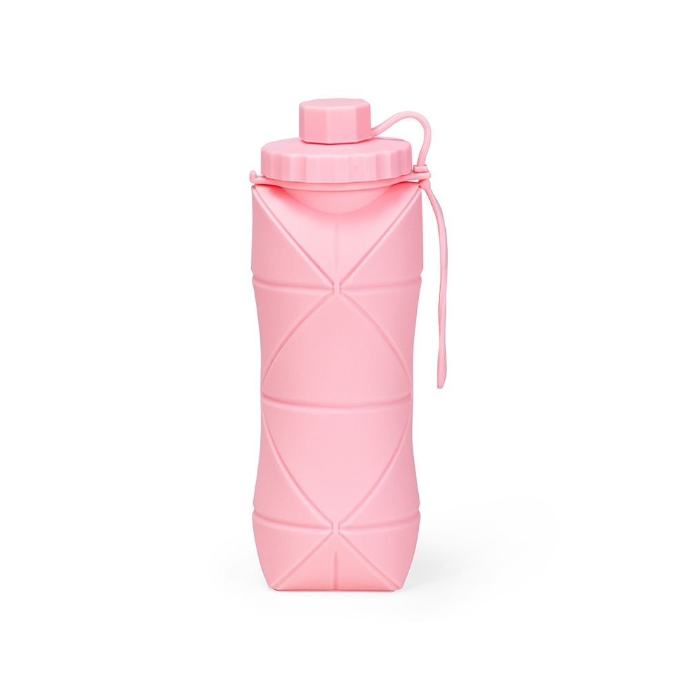 Garrafa Dobrável Silicone 600ml.