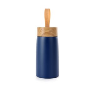 Garrafa Inox Parede Dupla 250ml. — Azul