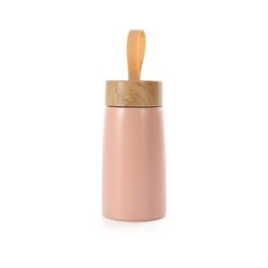 Garrafa Inox Parede Dupla 250ml. — Rosa