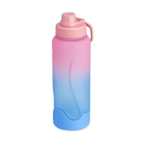 Squeeze Plástica 1,1 Litros. — Rosa