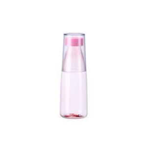 Garrafa Plástica 2 em 1 550ml. — Rosa