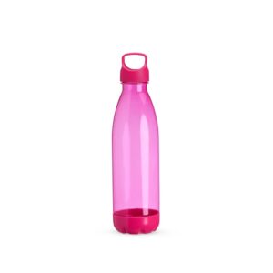 Garrafa Plástica Translúcida 680ml. — Rosa