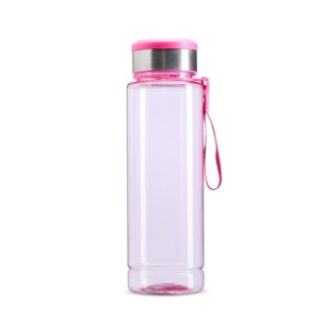 Garrafa Plástica 950ml Porta-comprimido. — Rosa