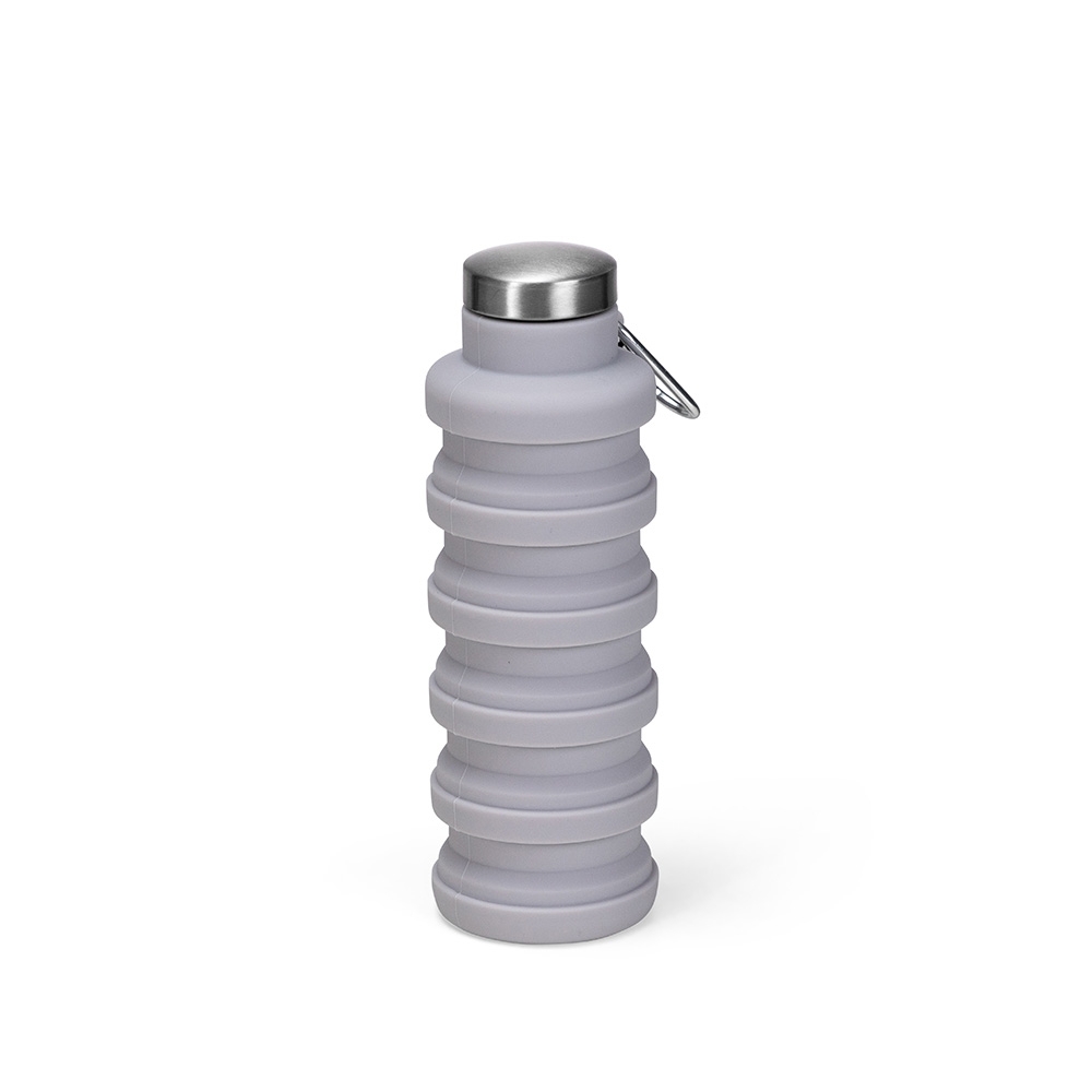 Garrafa Retrátil Silicone 500ml.
