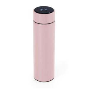 Garrafa Térmica 400ml com Display LED. — Rosa