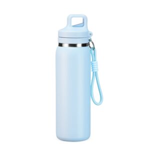 Garrafa Térmica 600ml. — Azul claro
