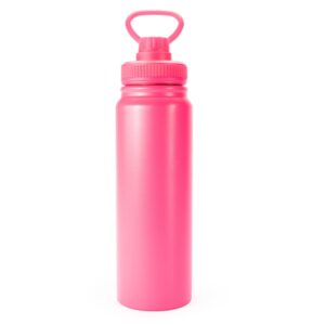 Garrafa Térmica Com Infusor 750ml. — Rosa