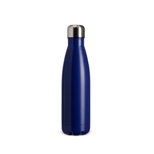 Garrafa Térmica Com Tampa Inox 500ml. — Azul