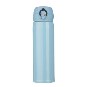Garrafa Térmica Inox 400ml. — Azul claro