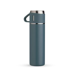 Garrafa Térmica Inox 450ml. — Azul