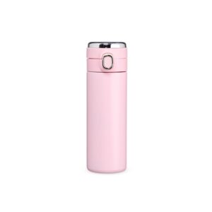 Garrafa Térmica em Inox 400ml. — Rosa