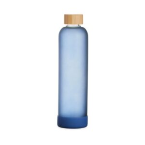 Garrafa de Vidro 1 Litro. — Azul