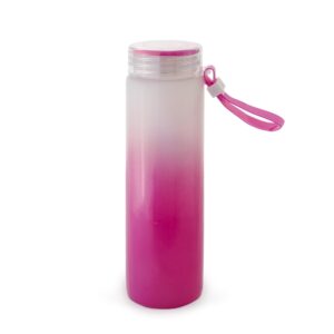 Garrafa de Vidro 400ml — Rosa