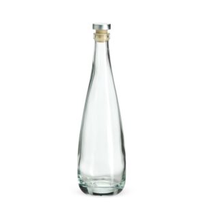 Garrafa de Vidro com Tampa com Rolha 550ml.