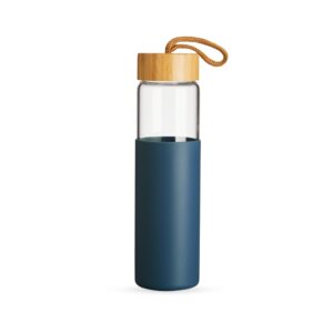 Garrafa de Vidro 750ml. — Azul