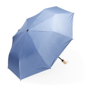 Guarda-chuva Manual com Proteção UV. — Azul claro