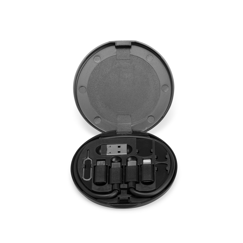Kit Cabo USB-C com 3 Adaptadores.