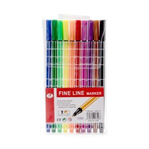 Kit Canetinhas Traço Fino 10 cores.