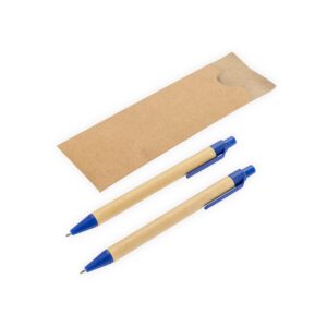 Kit Ecológico Caneta e Lapiseira Papelão.