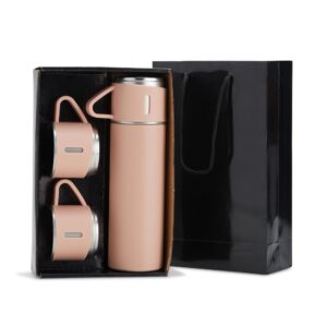 Kit Garrafa Térmica. — Rosa