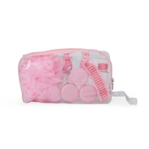 Kit Viagem 10 Peças. — Rosa