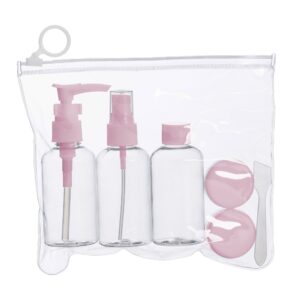 Kit Viagem 6 Peças. — Rosa