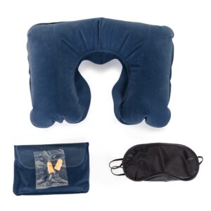 Kit viagem 3 peças. — Azul