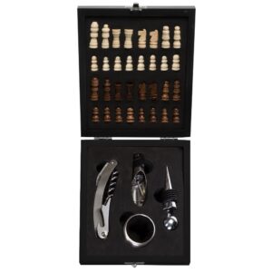 Kit Vinho Xadrez 4 peças.