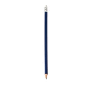 Lápis com Borracha. — Azul